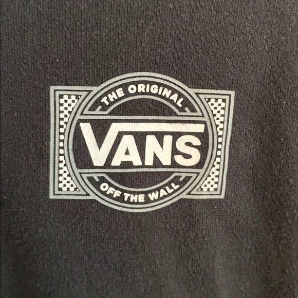 Men’s Vans Classic Black Crewneck Sweatshirt Size Small - Picture 2 of 5